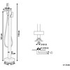 Vonios baterija Beliani Boyoma freeststanding juoda (229584)