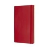 Moleskine Srl Užrašų knygutė Moleskine Classic 13x21cm, linijomis, minkštu viršeliu, raudonos spalvos
