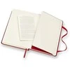 Moleskine Staff Moleskine Pocket Ruled Hardcover Notebook Scarlet Raudona