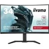 Monitorius IIYAMA GCB3480WQSU-B1 34 colių ETE VA 3440x1440 UW Curved Gaming 1500R 180Hz 21:9 420cd/m2 4ms MPRT 2xHDMI 2xDP USB-HUB 2x3.2 garsiakalbiai