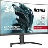 Monitorius IIYAMA GCB3480WQSU-B1 34 colių ETE VA 3440x1440 UW Curved Gaming 1500R 180Hz 21:9 420cd/m2 4ms MPRT 2xHDMI 2xDP USB-HUB 2x3.2 garsiakalbiai