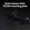 Kensington K55409WW SmartFit Ergo Dual Extended Monitorius Arm Monitoriaus laikiklis, Juoda