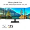 Monitorius ASUS VA24DQSB Eye Care Monitor/24 inch (23.8 inch viewable)/FHD/IPS/Frameless/ 75Hz,/Adaptive-Sync/ Low Blue Light/ Flicker Free/ Ergonomic Design/ Wall Mountable