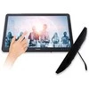 Monitorius ViewSonic 24" 16:9 (23,6") 1920 x 1080, SuperClear® VA, 10 taškų, PCAP su 200 nitų (lietimo modulis), VGA, HDMI, DisplayPort, 2 USB, garsiakalbiai, knygų stendo stilius