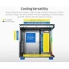 Montech KING 95 Midi-Tower, Tempered Glass, ARGB – Berliner mėlynos spalvos