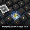 Montech MKey TKL Darkness Klaviatūra žaidimams – Gateron Pro 2.0 Geltona (US išdėstymas)