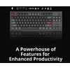 Montech MKey TKL Darkness Klaviatūra žaidimams – Gateron Pro 2.0 Geltona (US išdėstymas)