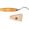 Šaukštų drožinėjimo peilis Morakniv® 163, lenkta geležtė 70x2,5mm. 25mm vidinis skersmuo. Dvigubi ašmenys, beržinė rankena