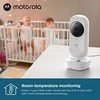 Kūdikio stebėjimo kamera Motorola VM34 4.3", Baltos spalvos