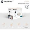 Kūdikio stebėjimo kamera Motorola VM34 4.3", Baltos spalvos