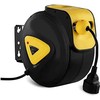 MSW Sieninis automatinis kabelio ritė su ilgintuvu AC230V / 10A / 50Hz lizdas, ilgis 21,5m