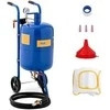 MSW Mobilus sifoninis smėlio pūtiklis su slėgio reguliavimu 60-125 psi, 40 l