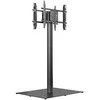 Laikiklis Multibrackets M PUBLIC DISPLAY STAND 180 HD BACK TO BACK Juodas W. FLOORBASE
