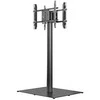 Laikiklis Multibrackets M PUBLIC DISPLAY STAND 180 HD BACK TO BACK Juodas W. FLOORBASE
