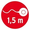 Buitinis ilgintuvas BRENNENSTUHL, 6lizdų, 1.5m, su jungikliu