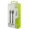 Butas Type-C Kabelis USB 2.0 2M 3A Muvit Juodas