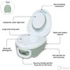 My Carry Potty Mokomasis nešiojamas naktipuodis, Žalia pastelė