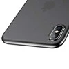 Dėklas Baseus Baseus Wing Case itin plonas dėklo dangtelis, skirtas iPhone XS Max juoda permatoma (WIAPIPH65-E01)