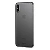 Dėklas Baseus Baseus Wing Case itin plonas dėklo dangtelis, skirtas iPhone XS Max juoda permatoma (WIAPIPH65-E01)