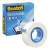 3M Lipni juostelė SCOTCH MAGIC, 19 mm x 33 m, nuimama