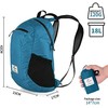 Naturehike yunyan itin lengva sulankstoma žygio kuprinė NH17A012-B 18L mėlyna