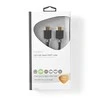 Nedis HDMI™ kabelis | HDMI™ jungtis | HDMI™ jungtis | 8K@60Hz | eARC | Paauksuotas | 1,00 m | PVC | Antracitas | Pakuotė su peržiūros langeliu