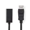 Nedis 0,2 m DisplayPort - HDMI-Kabelis, Juodas [DisplayPort-Stecker - HDMI-Buchse]