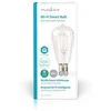 Nedis WLAN Smart LED kaitrinė lemputė (WIFILF10WTST64) - E27, ST64, 5 W, 500 lm, Skaidri