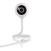 Bevielė išmanioji Wi-Fi vaizdo kamera 2MP (1080P), su mikrofonu, naktiniu pašvietimu IR, balta, Nedis Smart Life