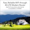 Maršrutizatorius Netgear ORBI 4G LTE-WLAN-ROUTER/AC2200 TRI-BAND CAT18-MODEMAS