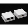 NETRACK 106-21 Netrack sukomplektuotas ant paviršiaus montuojamas lizdas 2xRJ45 8p8c UTP Cat6 LSA