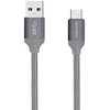 Kabelis USB Nevox USB-A - USB-C 1 m Pilka (1457)