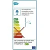 New Garden 20W LED pastatomas lauko šviestuvas LOLA 165 C, G13, T8, baltas, 6000K, IP65, parduodamas su lempa
