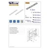 Laikiklis Neomounts NEWSTAR VESA CONVERSION PLATE - VESA 75&amp;100 TO 200X100 - Sidabrinis
