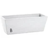 Nicoli 40x20x18cm lovelis Mysia 40 baltos spalvos