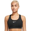 Sportinė liemenėlė Nike Swoosh Nesium Support juoda DX6821 010 (M)