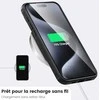 Nillkin CamShield Pro dėklas, skirtas iPhone 15 Pro (juodas)
