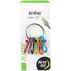 Breloczek Nite-Ize Keyring+ 6 x micro karabińczyk, plastik, kolorowy (KRG2-11-R3)