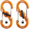 NITE-IZE karabinai S-Biner MicroLock (5vnt) Daugiaspalviai