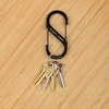 Nite Ize Caribbean S- Biner Dual # 4, juodasis nerūdijantis plienas (SB4-03-01)
