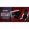 Žaidimų kėdės pagalvėlių rinkinys Nitro Concepts Memory Foam Pillow Set, Juoda