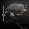 noblechairs Footrest 2 – Real Leather juodos spalvos