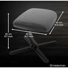 „noblechairs“ kojų atrama 2 colių įstrižainės, antracito spalvos, TX
