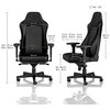 Žaidimų kėdė Noblechairs HERO PU-Leather Gaming Chair, Juoda-auksinė
