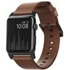 Nomad Išmaniojo laikrodžio Apple odinis dirželis, Rudos spalvos, 42/44mm