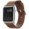 Nomad Išmaniojo laikrodžio Apple odinis dirželis, Rudos spalvos, 42/44mm