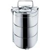 Orion Maisto termosas plieno 3 aukštų 3x900 ml