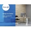 Ventiliatorius Ventiliatorinis šildytuvas Clean Air Optima CA-904W