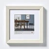 Nuotraukų rėmelis Walther Fiorito baltas 30x30 mediena, įsk. Passepartout EF330W