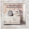 Nuotraukų rėmelis ZEP Nelson 6 baltas rudas 20x20 medinis rėmas V21206